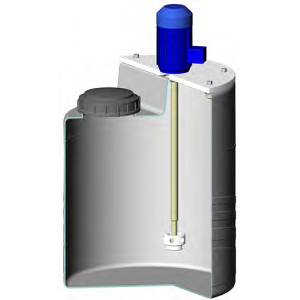 Быстроходный турбинный миксер МиксDSL для дозировочной ёмкости Экопром объёмом 60 литров с комплектом креплений (артикул: 013.0000019)