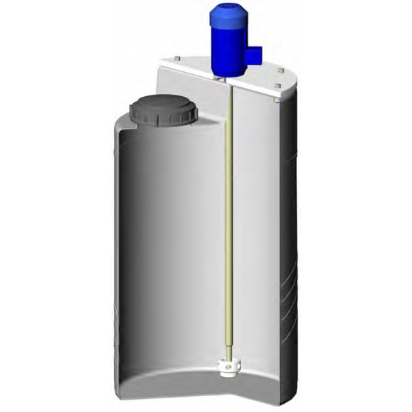 Быстроходный турбинный миксер МиксDSL для дозировочной ёмкости Экопром объёмом 200 литров с комплектом креплений (артикул: 013.0000018)