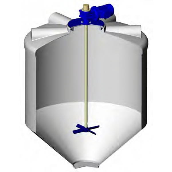 Тихоходный миксер МиксL для ёмкости Экопром ФМ 1000 с комплектом креплений  (артикул: 013.0000050)