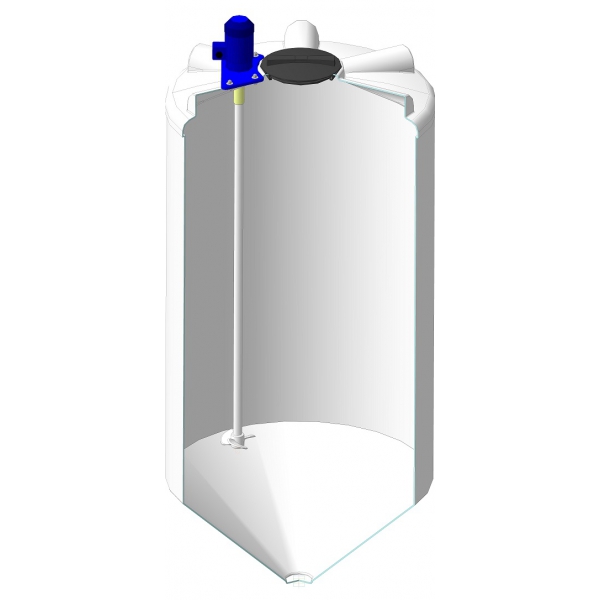 Быстроходная мешалка МиксN для ёмкости Экопром ФМ 1000 с комплектом креплений (артикул: 013.0000001)