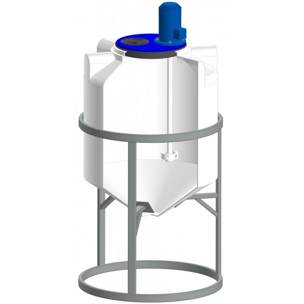 Быстроходный турбинный миксер МиксDSL для емкости Полимергрупп К200 с комплектом креплений (артикул: 012.0000028)