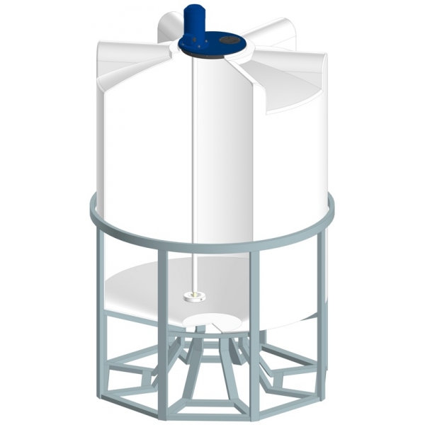 Быстроходный турбинный миксер МиксDSL для емкости Полимергрупп К3000 с комплектом креплений (артикул: 012.0000032)