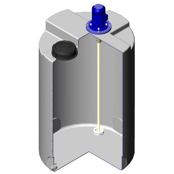 Турбинный миксер МиксDSL для дозировочной ёмкости Анион ДК500 с комплектом креплений (артикул: 011.0000023)
