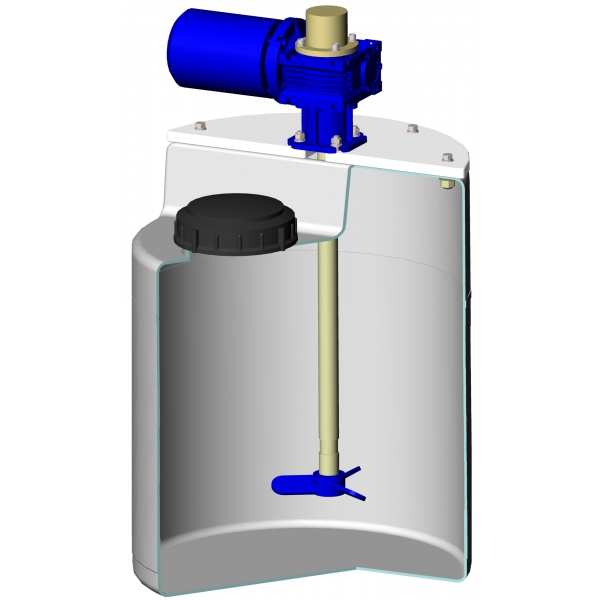 Тихоходный миксер МиксL для дозировочной ёмкости Анион ДК60 с комплектом креплений (артикул: 011.0000016)